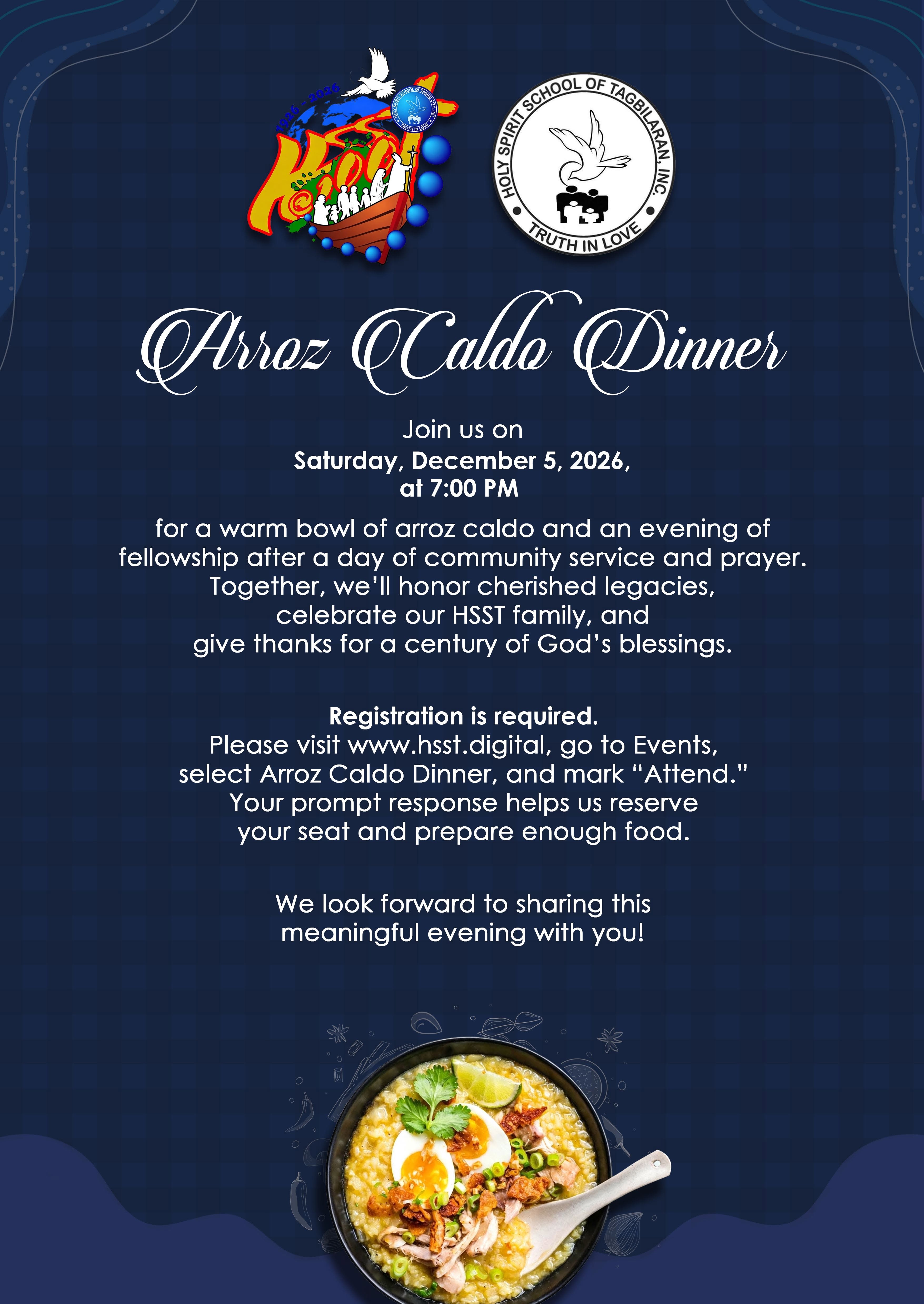 Arroz Caldo Dinner